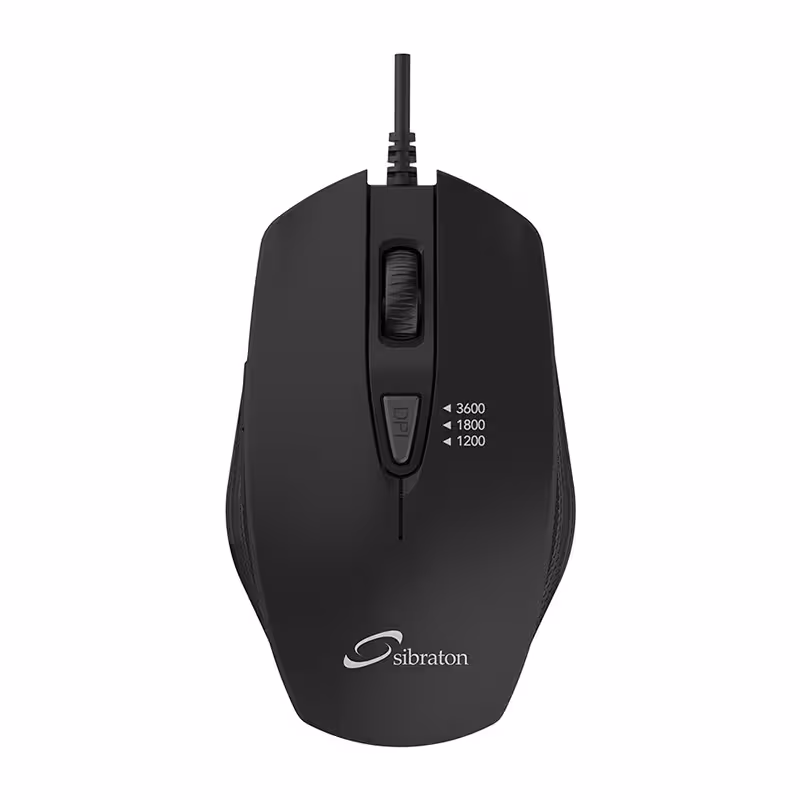 ماوس سیم دار سیبراتون مدل SM1515