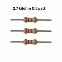 مقاومت 2.7 کیلو اهم 1/2 یا 0.5 وات