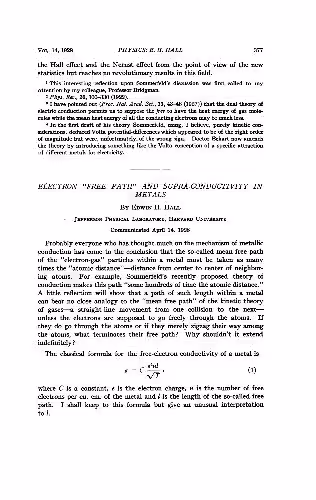 خرید و دانلود نسخه کامل کتاب Electron &#039;Free Path&#039; and Supra-Conductivity in Metals