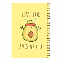 دفتر مشق 80 برگ اس جی طرح آووکادو