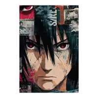 متال پوستر(براق)-طرح Naruto  -کد03-سایزA4