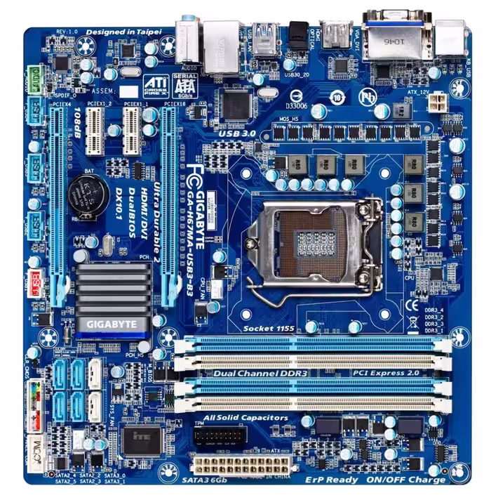 مادربرد Gigabyte GA-H67MA-USB3-B3  (Stock)