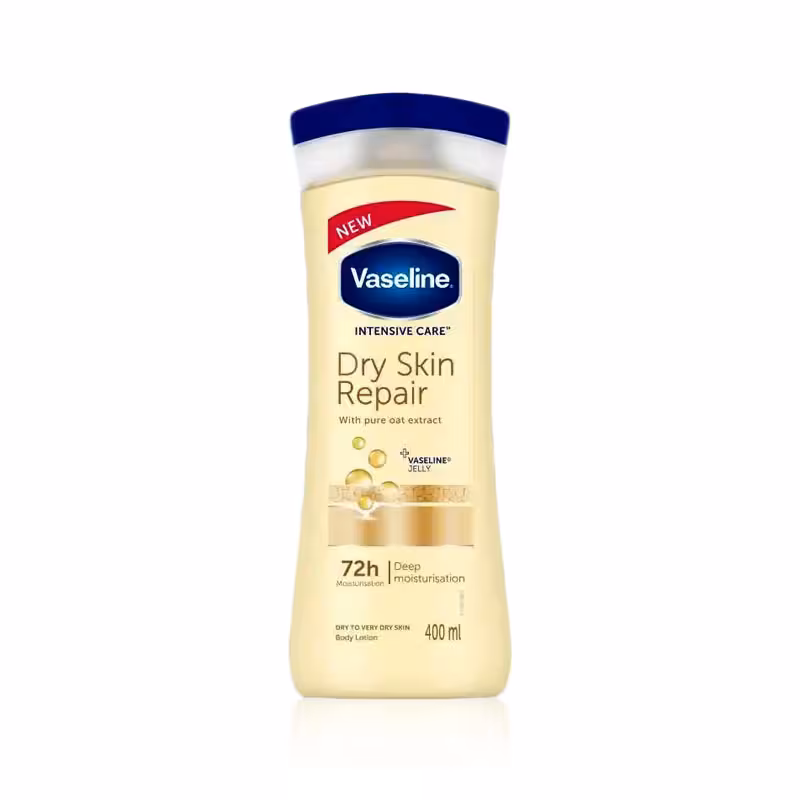 لوسیون بدن وازلین رایحه شیر عسل Dry Skin Repair حجم 400ml