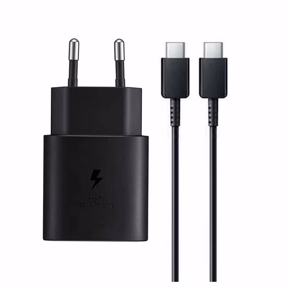 شارژر دیواری 25 وات   کابل (Type-C To Type-C)