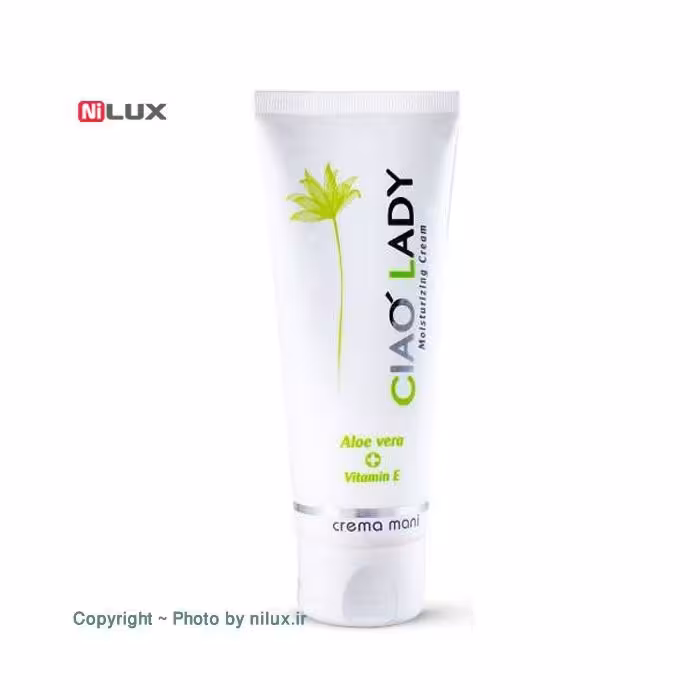 کرم مرطوب کننده دست و صورت چائو لیدی حاوی ویتامین E و عصاره آلوئه ورا حجم 75 میلی لیتر
