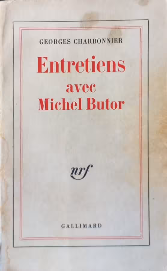 Entretiens avec Michel Butor | Georges Charbonnier