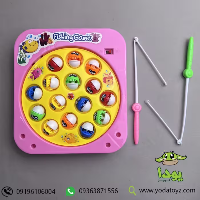 اسباب بازی ست ماهیگیری  رنگ صورتی- FISHING GAME