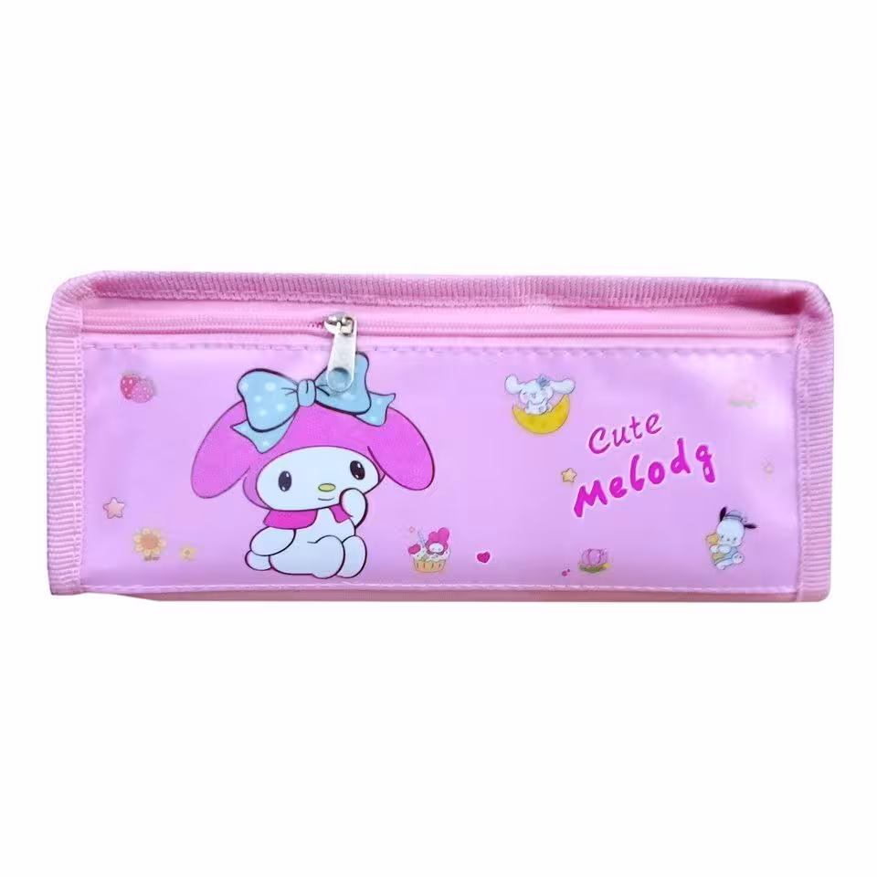 جامدادی برزنتی دو زیپ سانریو طرح کرومی و دوستان