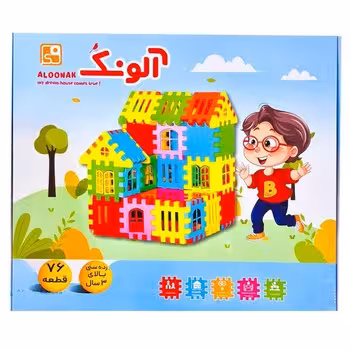 بازی آلونک خانه سازی 76 قطعه