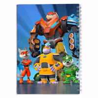 دفتر مشق کارتون بلیز و ماشین های غول پیکر