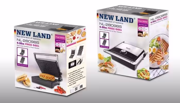 گریل کانتکت نیولند مدل Contact grill NEWLAND NL-2809BS