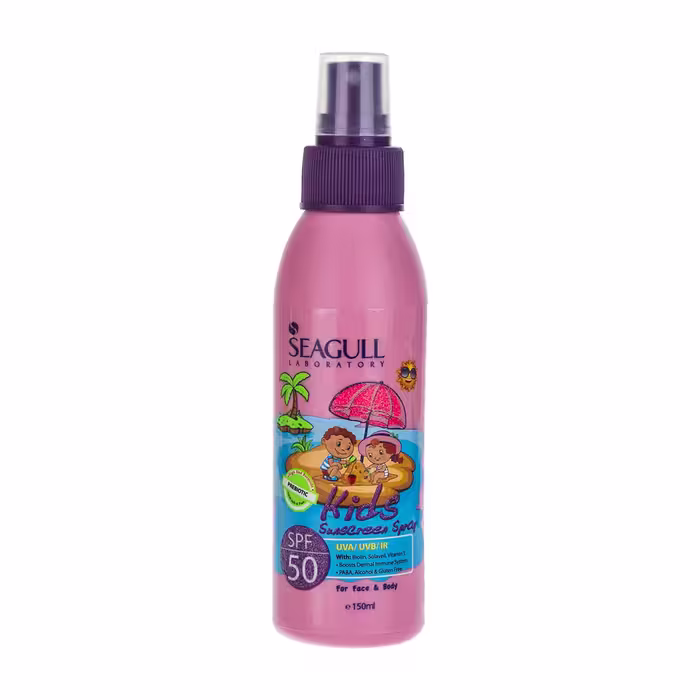 اسپری ضد آفتاب SPF50 صورتی کودکان سی گل