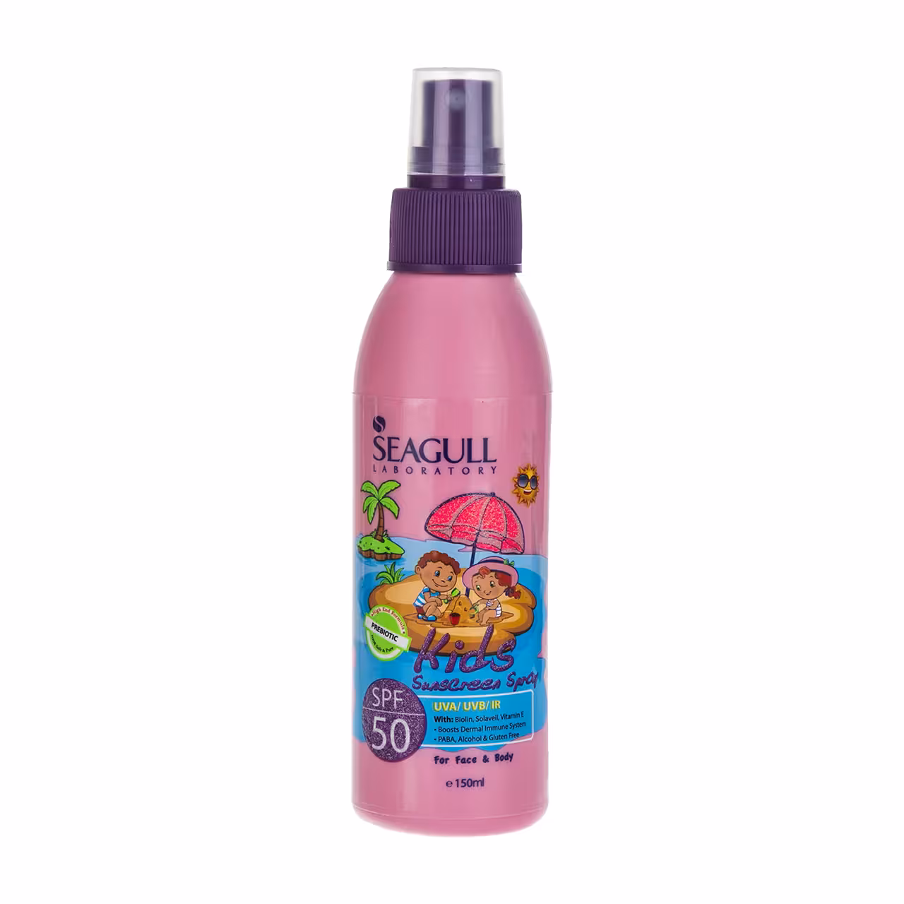 اسپری ضد آفتاب SPF50 صورتی کودکان سی گل