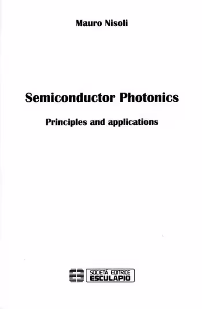 خرید و دانلود نسخه کامل کتاب Semiconductor Photonics: Principles and Applications