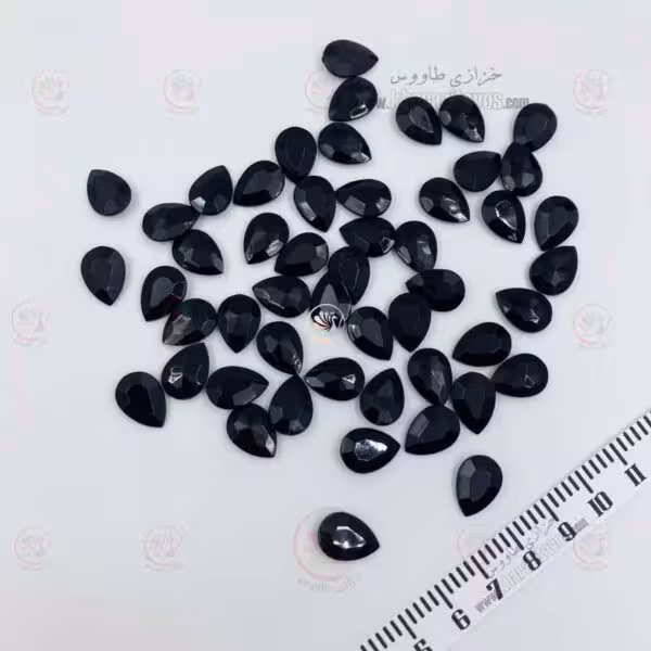 اشک پلاستیکی 10 در 14 ( مشکی ) بسته 50 عددی