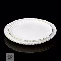 دیس گرد متوسط خط طلا طرح کارمن مدل 502M