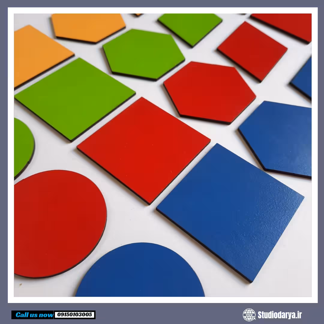 پک اشکال هندسی 6سانتی