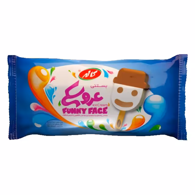 بستنی عروسکی کاله 58 گرمی