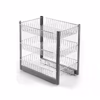 سبد سیب زمینی و پیاز کف ریل ثامن صنعت 3 طبقه