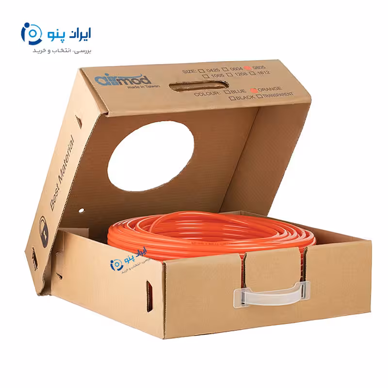 شلنگ پنوماتیک PU سایز 8 بی رنگ (شفاف) ایرمد airmod | مدل APU 8*5