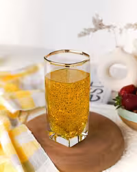 لیوان بلند استرلینگ لب‌طلا