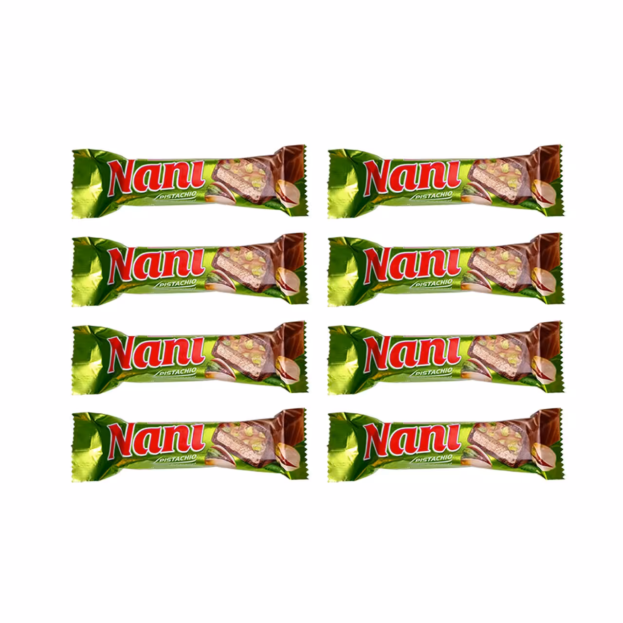 نوقا و کارامل مغز پسته نانی شیرین عسل 40 گرمی بسته 24 عددی