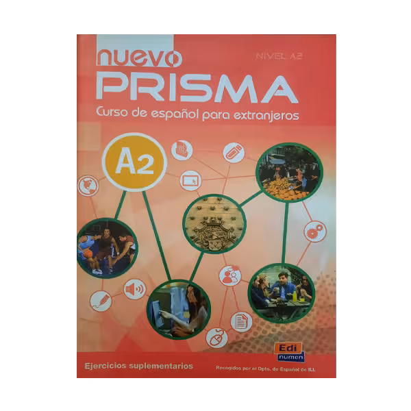 کتاب آموزش زبان اسپانیایی Nuevo Prisma A2-Libro de ejercicios Suplementarios