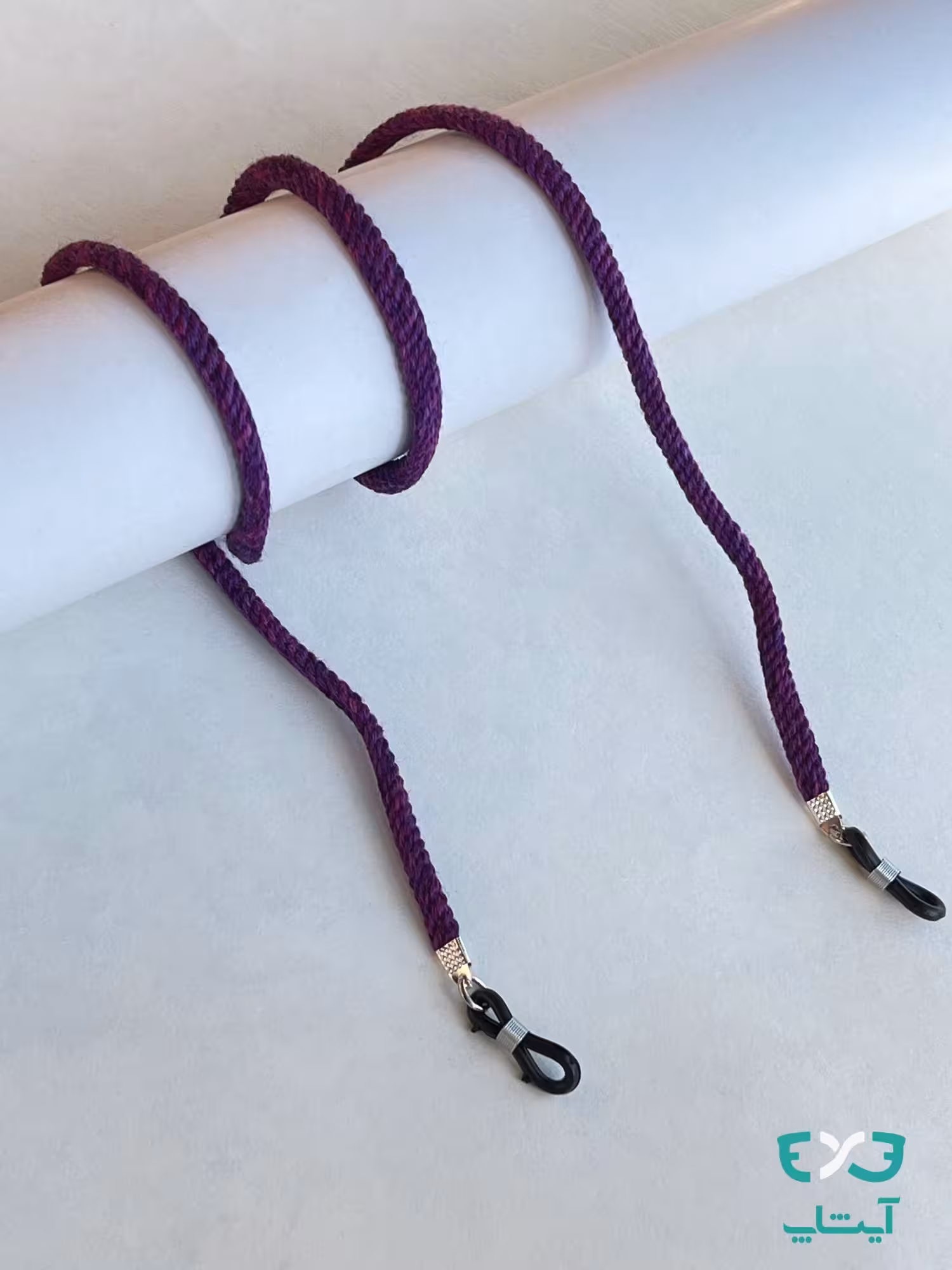 بند عینک بافت بنفش