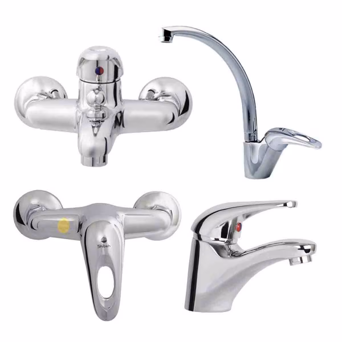 ست شیرآلات شیبه مدل کیش(ارسال رایگان)