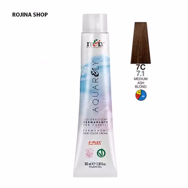 رنگ مو آکوارلی سری خاکستری 7C