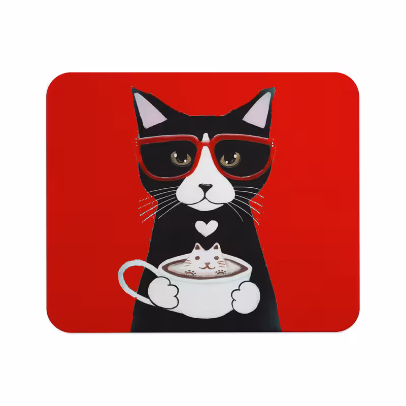 پد موس - پد ماوس  مدل گربه طرح 1212