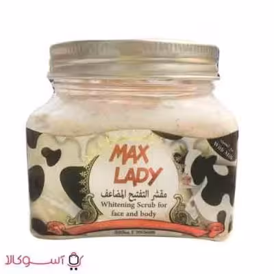 اسکراب لایه بردار مکس لیدی مدل milk حجم 300 میل