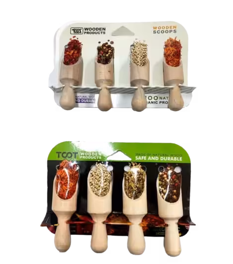 پیمانه چوبی مدل حلزونی