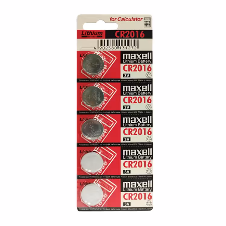 باتری سکه ای maxell مدل 2016 پک 5 عددی