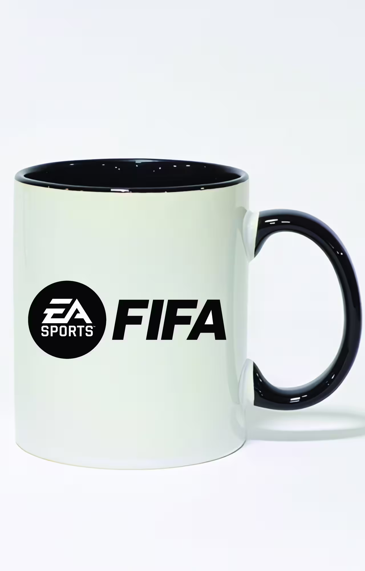 ماگ دسته و داخل رنگی طرح fifa کد 3594