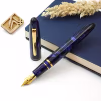 خودنویس استربروک آبی کبالت گیره طلایی ESTERBROOK Estie FP Cobalt blue Gold trim M