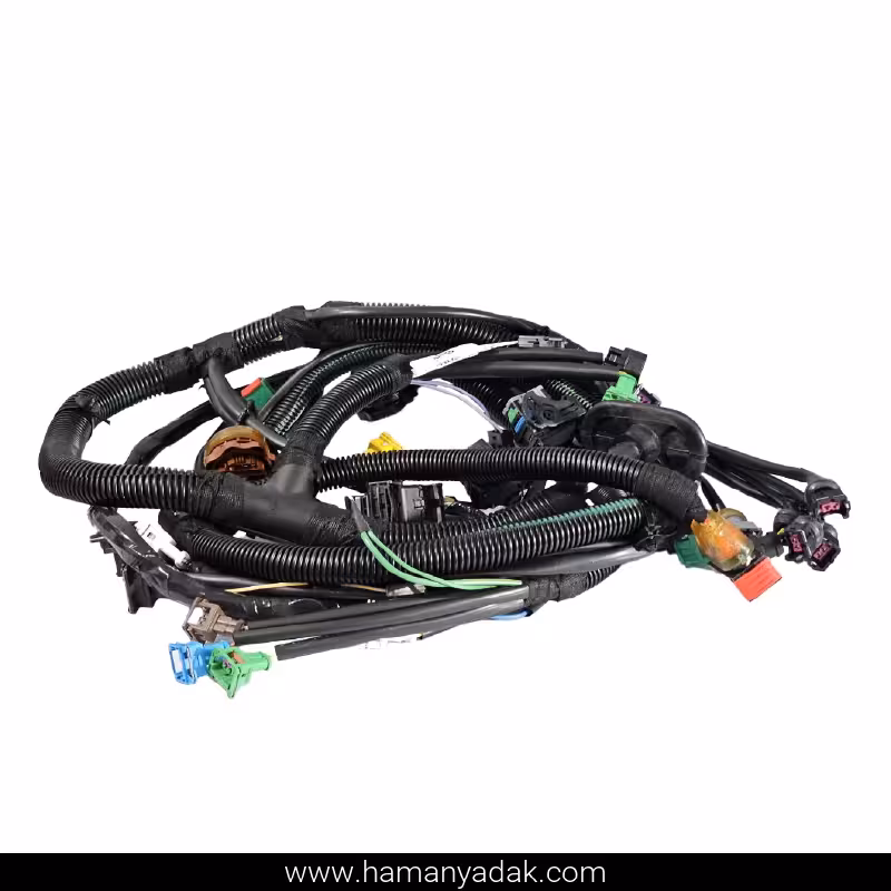 دسته سیم موتور پژو 405 و پارس با یونیت فن (کد YG20241537) برند دناکو