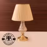 MGM ام جی ام اباژور رومیزی وسط کریستال پایه فلزی  مدل های مختلف 210-240