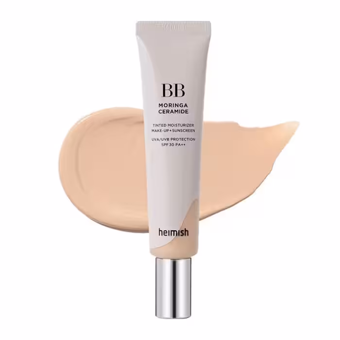 بی بی کرم BB Cream مورینگا سرامید هیمیش Heimish حاوی SPF 30 مدل Moringa Ceramide حجم 30g