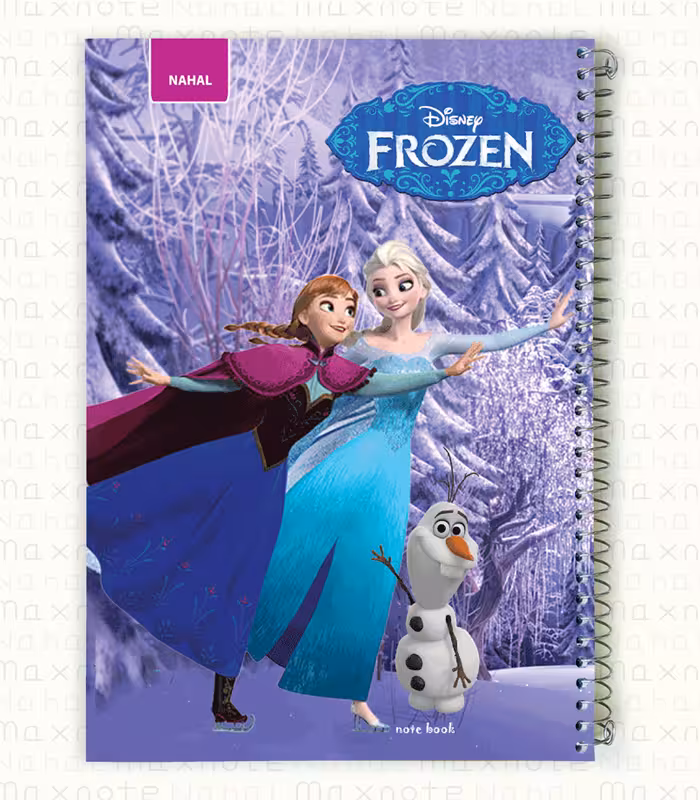 دفتر 100 برگ سیمی کارتونی کد 3111.طرح 2 دخترانه