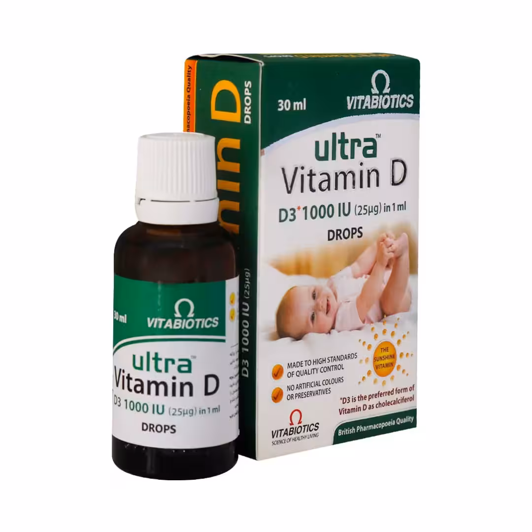 قطره اولترا ویتامین D1000 کودکان ویتابیوتیکس 30 میلی لیتر