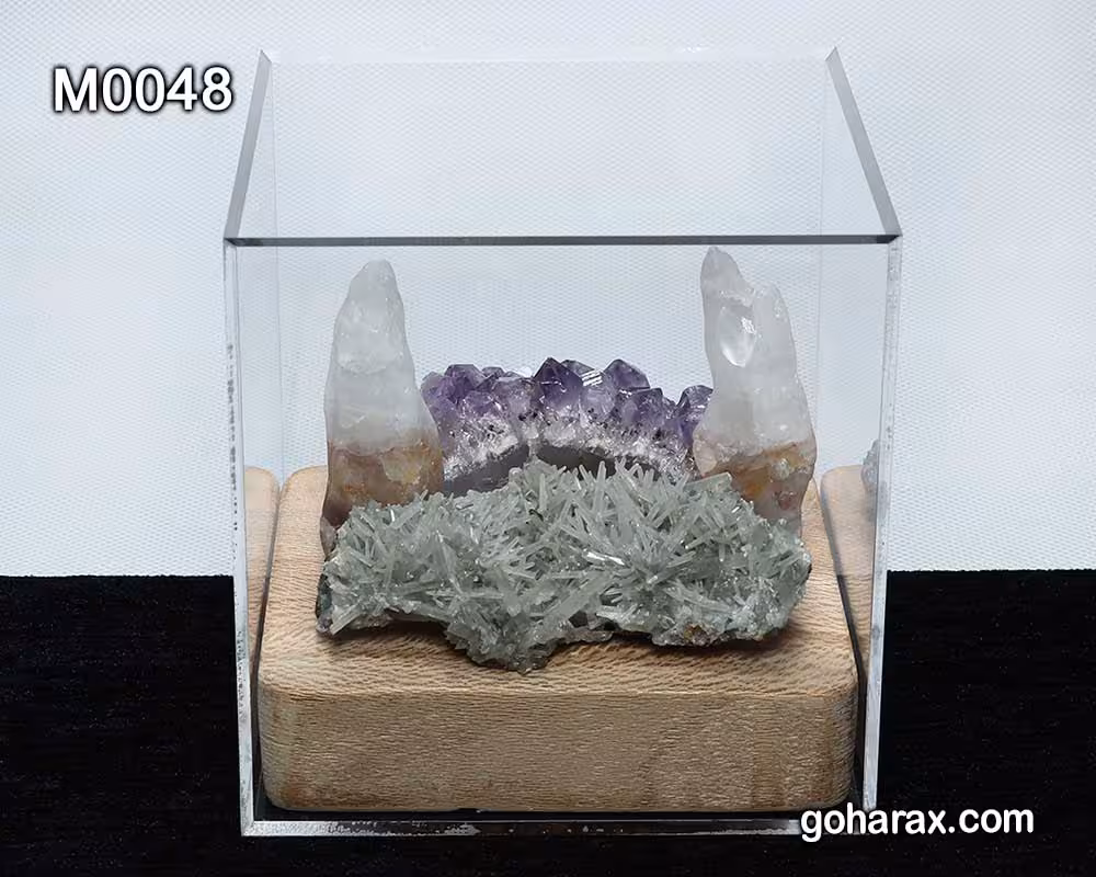 دکوری سنگی های زینتی آمیتیست | کوارتز | اپیدوت