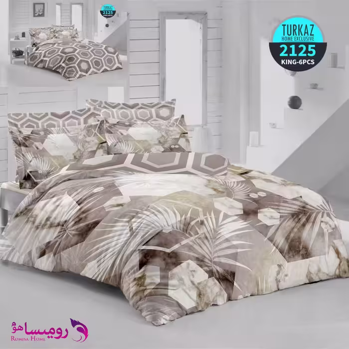 قیمت و خرید سرویس روتختی طرح اریکا دو نفره برند Turkaz کد 2125