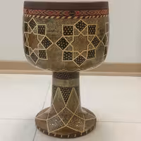 تنبک  خاتم صادراتی چهار مهر گردو شیرانی 