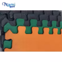 کفپوش گرانول پازلی 25 میل Puzzle granule flooring 25 mil