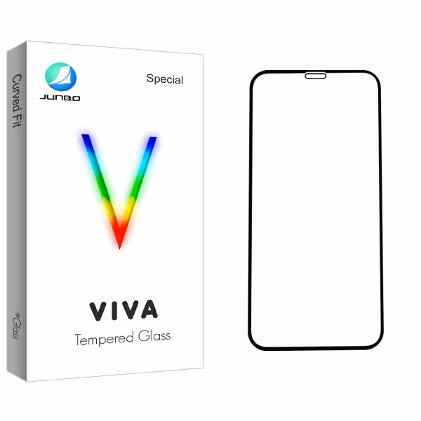 محافظ صفحه نمایش 5D جانبو مدل Viva Glass مناسب برای گوشی موبایل اپل iPhone xs max
