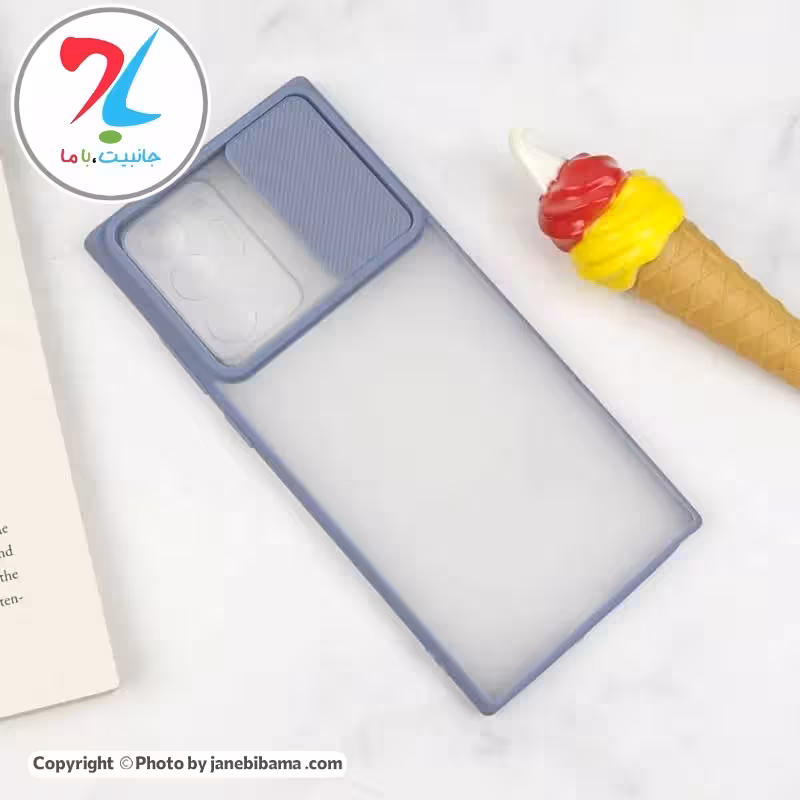 قاب گوشی سامسونگ Samsung Note 20 Ultra مدل محافظ لنز دار کشویی - یاسی