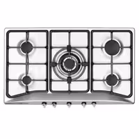 اجاق گاز رومیزی پنج شعله‌ مدل S5906 استیل البرز