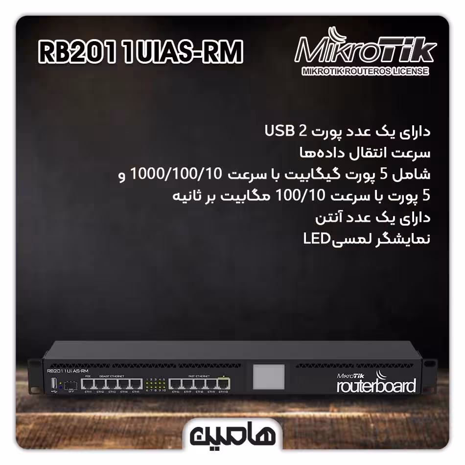 اکسس پوینت Router-Mikrotik-RB2011UiAS-RM