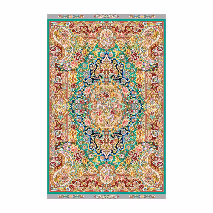 نخ و نقشه فرش دستباف کد 51009